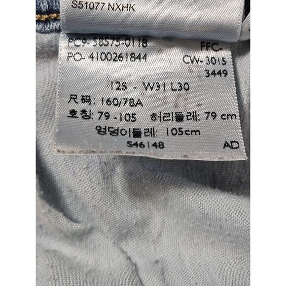 Levi's Mid Rise Skinny Women's Size 12 Denim Jeans Medium Wash - Picture 5 of 10